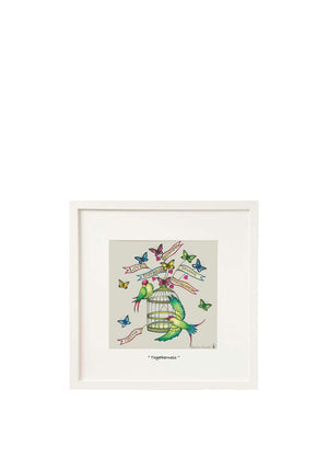 Belinda Northcote “Togetherness” Framed Art, 9x9in