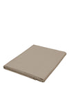 Bedeck 400 Thread Count Plain Dye Flat Sheet, Truffle