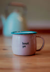 BOUT YE ENAMEL MUG