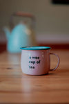 BORN & BRED A Wee Cup of Tea Mug, Pink
