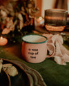BORN & BRED A Wee Cup of Tea Mug, Pink