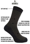 Bramble 3 Pair Wicking Boot Socks, Grey Multi UK6-11