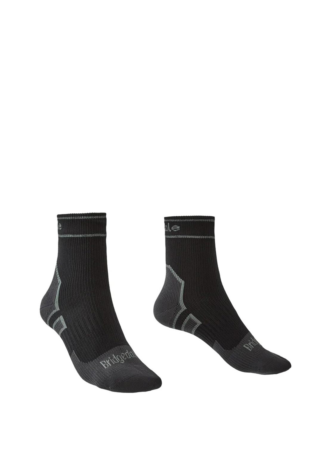 Bridgedale Stormsock Lightweight Waterproof Ankle Socks, Black