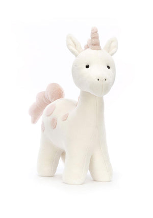 Jellycat Big Spottie Unicorn, White