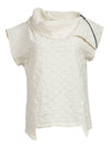 My Soul Bubble Cap Sleeve Top, White