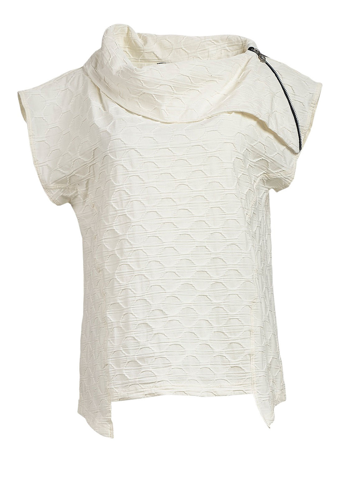 My Soul Bubble Cap Sleeve Top, White