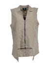 My Soul Sleeveless Bubble Top, Khaki