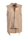 My Soul Sleeveless Bubble Top, Sand
