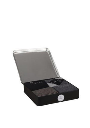 Bugatti 4 Pack Socks Gift Box, Black Multi
