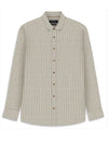 Bugatti Abstract Print Shirt, Blue & Ochre Multi