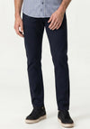 Bugatti Cotton Stretch Chinos, Navy