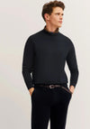 Bugatti Crew Neck Fine Knit Sweater, Navy