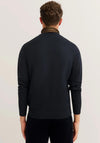 Bugatti Crew Neck Fine Knit Sweater, Navy