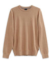 Bugatti Crew Neck Soft Knit Sweater, Beige
