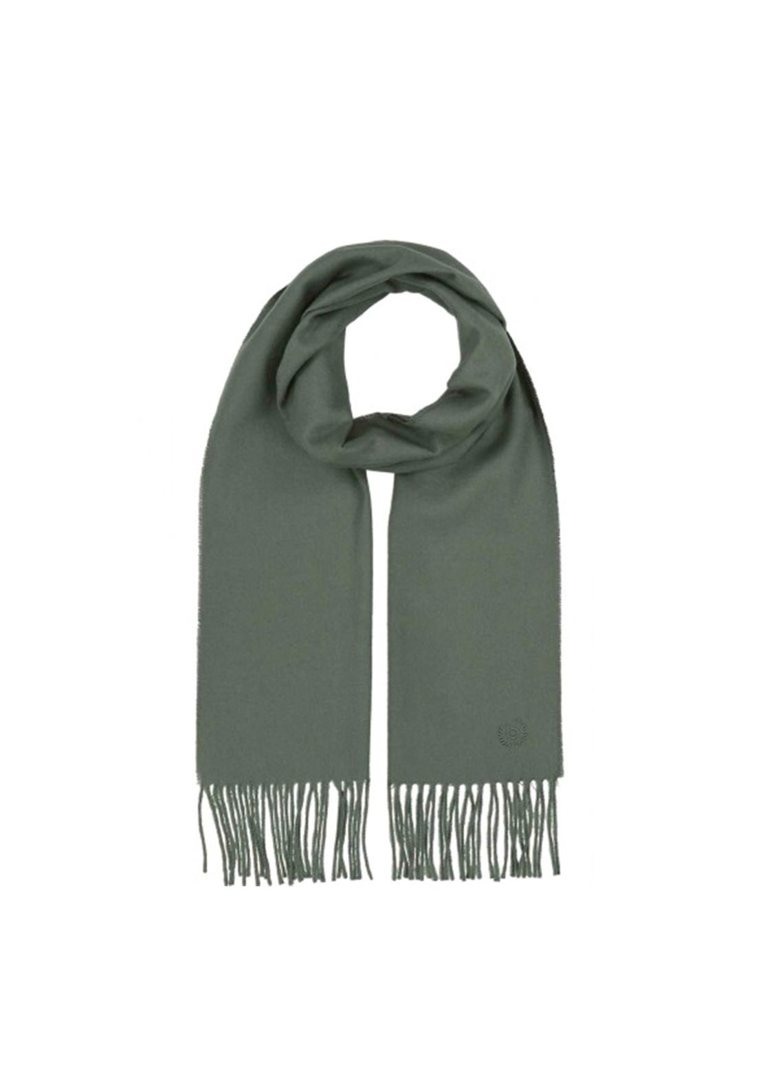 Bugatti Fringed Scarf, Green