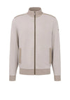 Bugatti Full Zip Knit Cardigan, Beige