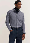 Bugatti Herringbone Shirt, Blue