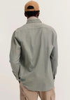 Bugatti Herringbone Shirt, Moss Green