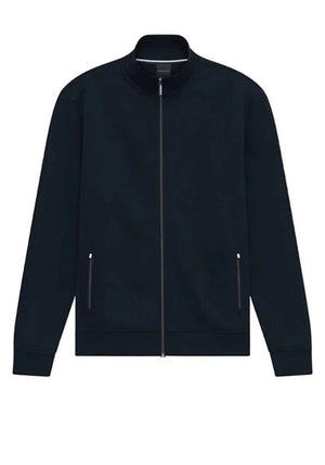 Bugatti Knitted Full Zip Sweatshirt, Navy