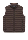 Bugatti Light Series Quilted Gilet, Brown