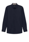 Bugatti Plain Long Sleeve Shirt, Navy