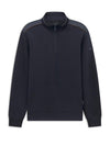 Bugatti Quarter Zip Sweatshirt, Navy