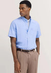 Bugatti Plain Short Sleeve Shirt, Light Blue