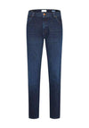 Bugatti Soft Stretch Italian Denim Jeans, Medium Wash Blue