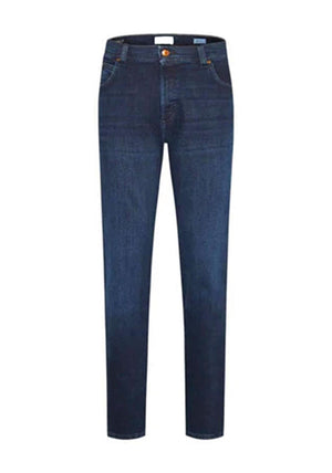 Bugatti Soft Stretch Italian Denim Jeans, Medium Wash Blue