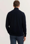 Bugatti Men’s Stand-Up Collar Cardigan, Navy