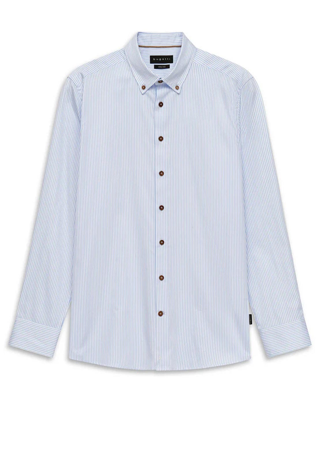 Bugatti Modern Fit Striped Shirt, Light Blue