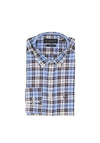 Bugatti Pocket Check Shirt, Blue & Black