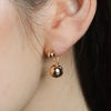 Burren Jewellery Anxiously Attached Earrings, Gold