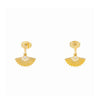 Burren Jewellery Avery Earrings, Gold