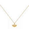 Burren Jewellery Avery Pendant Necklace, Gold
