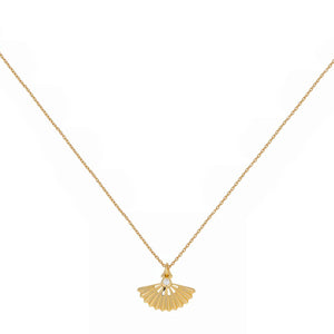 Burren Jewellery Avery Pendant Necklace, Gold