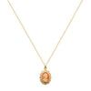 Burren Jewellery Cameo Role Pendant Necklace, Gold
