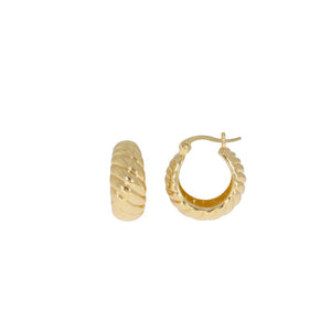 Burren Jewellery Créme Brûlée Earrings, Gold