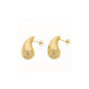 Burren Jewellery Harper Teardrop Earrings, Gold