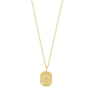 Burren Jewellery Heartstrings Pendant Locket Necklace, Gold