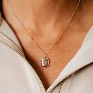 Burren Jewellery Heartstrings Pendant Locket Necklace, Gold