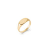 Burren Jewellery Impression Signet Ring, Gold