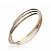 Burren Jewellery Intuition Bangle, Gold Mix