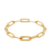 Burren Jewellery Luna Charm Bracelet, Gold