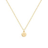 Burren Jewellery My Name Initials Pendant Necklace, Gold