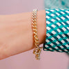 Burren Jewellery Never Gonna Survive Bracelet, Gold