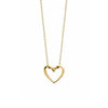 Burren Jewellery Open My Heart Necklace, Gold