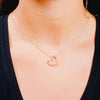 Burren Jewellery Open My Heart Necklace, Gold