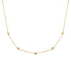 Burren Jewellery Our First Touch Necklace, Gold
