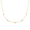 Burren Jewellery Our First Touch Necklace, Gold